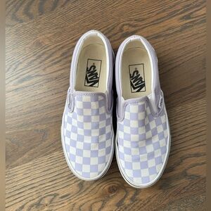 Vans Classic Slip-on - Checkerboard Shoes - Light Purple